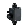Boîte de connexion x3 IP68 Noir pour diamètre de câble jusqu'à 15m...