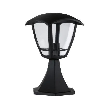 Culot extérieur 230V Classic Curved IP44 E27 Verre clair/Noir sans ...