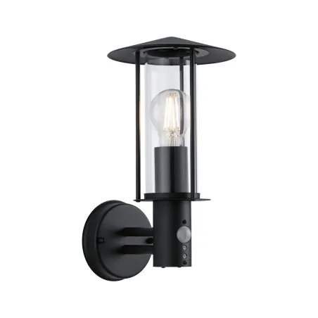 Applique extérieur 230V Classic Sensor IP44 E27 Métal/Verre Dark Gr...