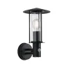 Applique extérieur 230V Classic Sensor IP44 E27 Métal/Verre Dark Gr...