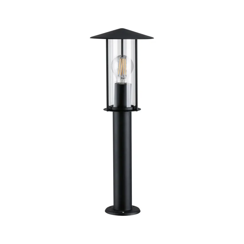Borne lumineuse extérieur 230V Classic IP44 E27 Métal/Verre Dark Gr...