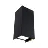 Lum en saillie ext 230V Flame 2x6W IP65 3000K Alu Dark Grey - Pas cher