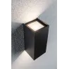 Lum en saillie ext 230V Flame 2x6W IP65 3000K Alu Dark Grey - Pas cher