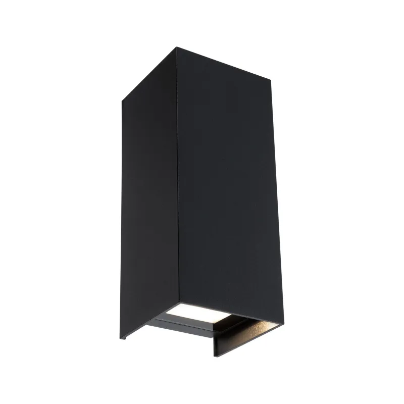 Lum en saillie ext 230V Flame 2x3W IP65 3000K Alu Dark Grey - Pas cher