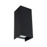 Lum en saillie ext 230V Flame 2x3W IP65 3000K Alu Dark Grey - Pas cher