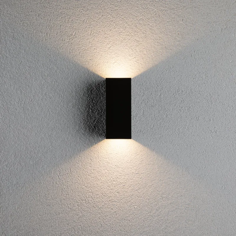 Lum en saillie ext 230V Flame 2x3W IP65 3000K Alu Dark Grey - Pas cher