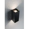 Lum en saillie ext 230V Flame 2x3W IP65 3000K Alu Dark Grey - Pas cher