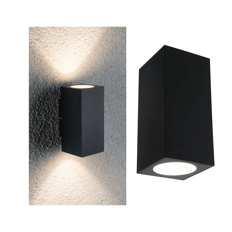 Lum en saillie ext 230V Flame 2x3W IP54 3000K Alu Dark Grey - Pas cher