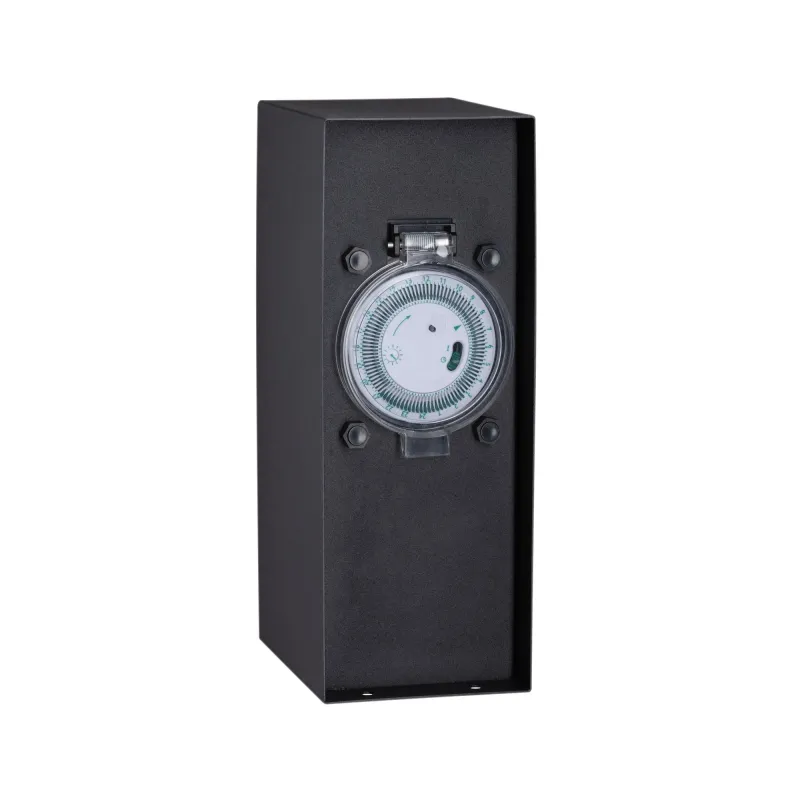 RIO Colonne prises ext. programmateur IP44 230V acier inoxydable an...