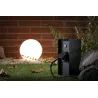 RIO Colonne prises ext détect mvt IP44 230V acier inoxydable anthra...