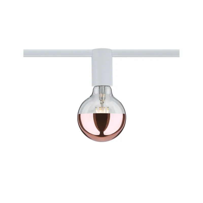 URail Ceiling Socket max1x20W E27 Blanc 230V Métal - Pas cher