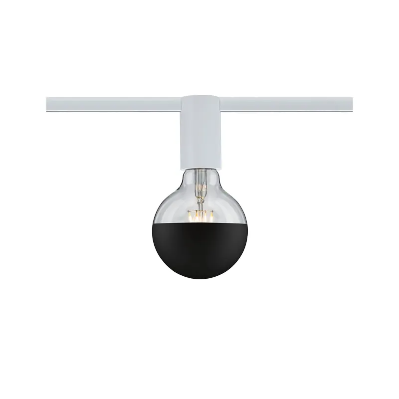URail Ceiling Socket max1x20W E27 Blanc 230V Métal - Pas cher