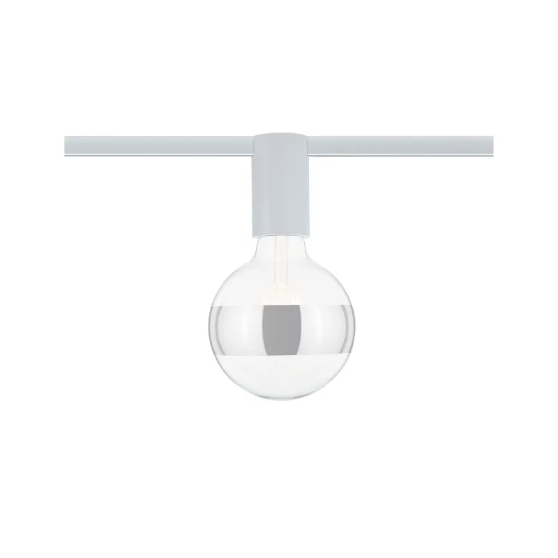 URail Ceiling Socket max1x20W E27 Blanc 230V Métal - Pas cher