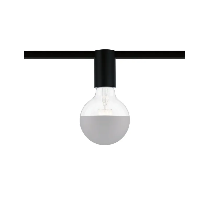 URail Ceiling Socket max1x20W E27 Noir 230V Métal - Pas cher