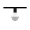 URail Ceiling Socket max1x20W E27 Noir 230V Métal - Pas cher