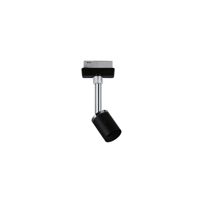 Spot URail Pure II max1x10W GU10 noir mat/Chrome 230V Métal/plastiq...