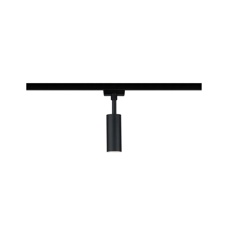 Spot URail Tubo 1x5W Noir mat 230 V Métal/plastique 3000K non-dim -...