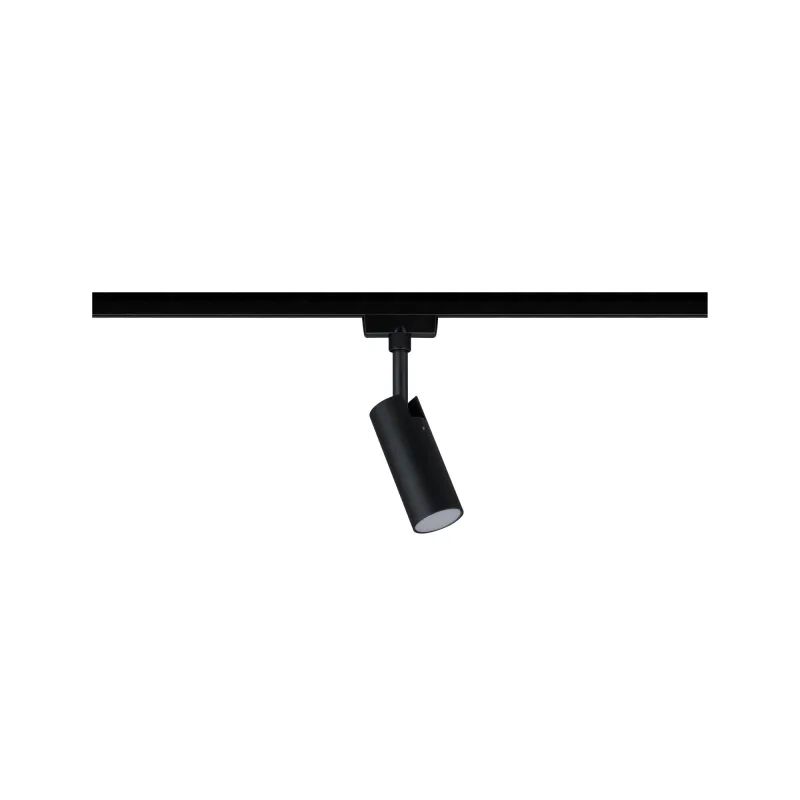 Spot URail Tubo 1x5W Noir mat 230 V Métal/plastique 3000K non-dim -...