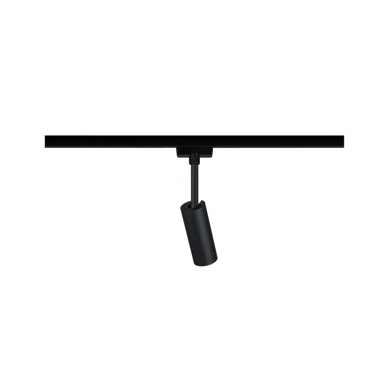 Spot URail Tubo 1x5W Noir mat 230 V Métal/plastique 3000K non-dim -...