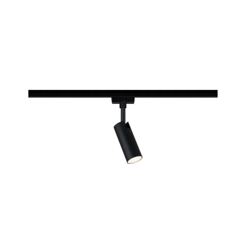 Spot URail Tubo 1x5W Noir mat 230 V Métal/plastique 3000K non-dim -...