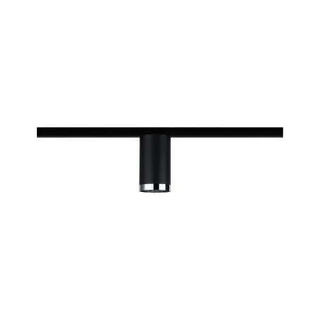 Spot URail Tube max 10W GU10 Noir mat/Chrome 230V - Pas cher