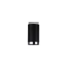 Spot URail Tube max 10W GU10 Noir mat/Chrome 230V - Pas cher