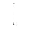 Susp URail 2Easy Basic max. 20W E27 Noir mat/Chrome 230V Métal/plas...