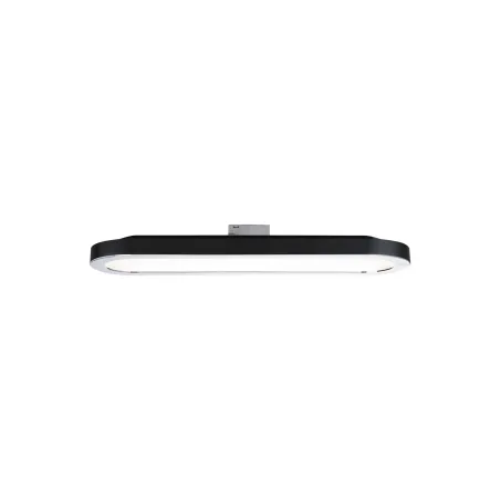 Panneau URail LED 1x7W Noir mat/Chrome 230V Alu/plastique 2700K non...