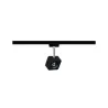 Spot URail Cube 1x8W Noir mate Chrome 230V mét/plas Met/Kst 2700K g...