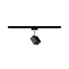 Spot URail Cube 1x8W Noir mate Chrome 230V mét/plas Met/Kst 2700K g...