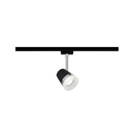 Spot URail Cone max 1x15W Noir mat/ Chrome 230 V métal/plastique - ...