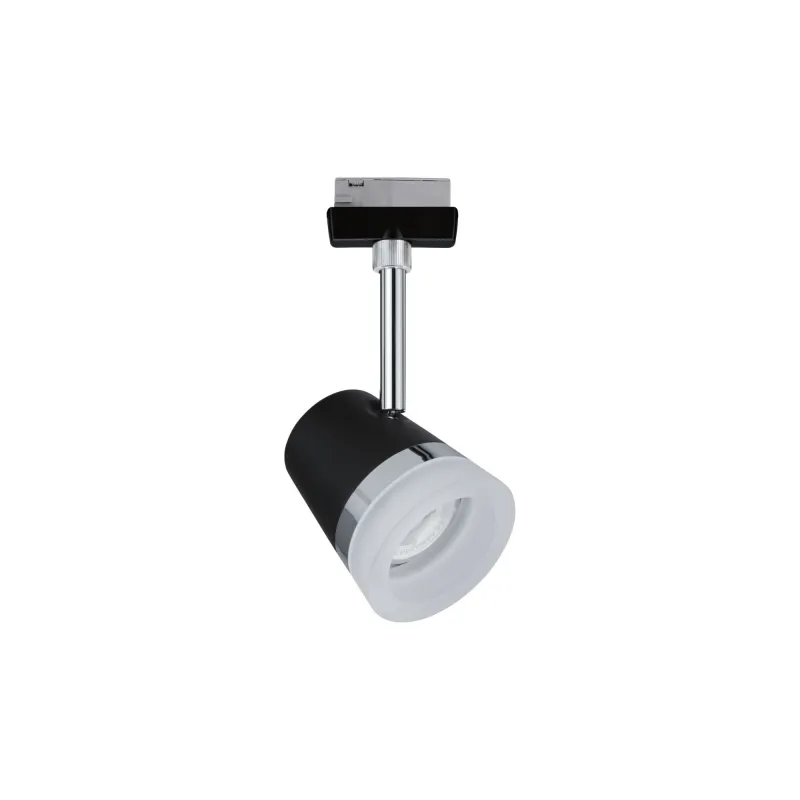 Spot URail Cone max 1x15W Noir mat/ Chrome 230 V métal/plastique - ...