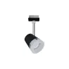 Spot URail Cone max 1x15W Noir mat/ Chrome 230 V métal/plastique - ...