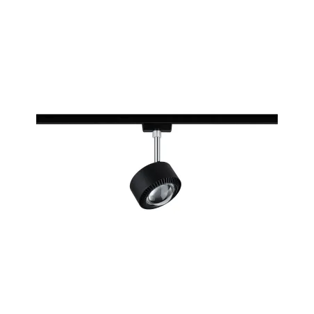 Spot URail Aldan 1x9W Noir mat/Chrome 230V mét/plas Met/Kst 2700K  ...