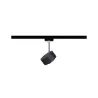 Spot URail Aldan 1x9W Noir mat/Chrome 230V mét/plas Met/Kst 2700K  ...