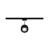 Spot URail Aldan 1x9W Noir mat/Chrome 230V mét/plas Met/Kst 2700K  ...