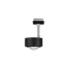 Spot URail Aldan 1x9W Noir mat/Chrome 230V mét/plas Met/Kst 2700K  ...