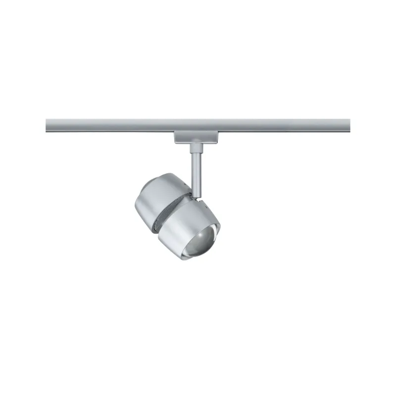 Spot URail Oculus 2x?W Chrome mat/Chr 230 V métal/plastique gradabl...