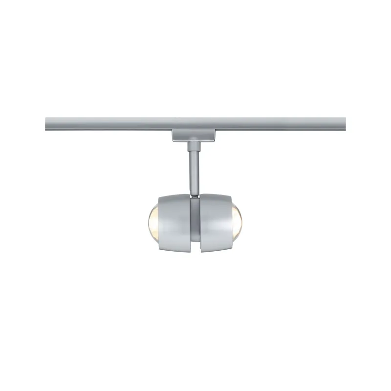 Spot URail Oculus 2x?W Chrome mat/Chr 230 V métal/plastique gradabl...