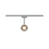 Spot URail Oculus 2x?W Chrome mat/Chr 230 V métal/plastique gradabl...