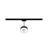 Spot URail Circle 1x5W Noir mat/ Chrome 230 V métal/plastique 4000K...