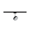 Spot URail Circle 1x5W Noir mat/ Chrome 230 V métal/plastique 4000K...