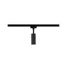 Spot URail Tubo 1x5W Noir dépoli/Chrome 230V Métal 4000K non gradab...