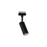 Spot URail Tubo 1x5W Noir dépoli/Chrome 230V Métal 4000K non gradab...