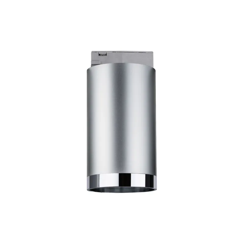 URail Spot Tube max1x10W GU10 Chrome dépoli/Chrome métal - Pas cher