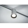 URail Spot Tube max1x10W GU10 Chrome dépoli/Chrome métal - Pas cher