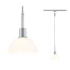 URail Suspen. Sarrasani max 20W E14 Chr Mat/Opale 230V Métal Verre ...