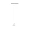URail Suspen. Sarrasani max 20W E14 Chr Mat/Opale 230V Métal Verre ...