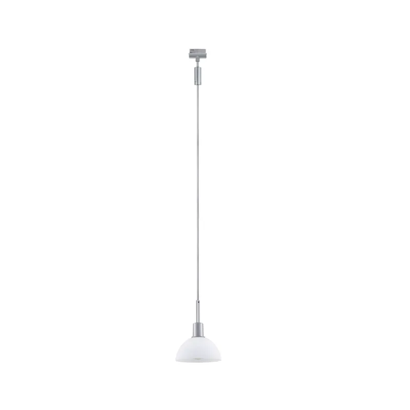 URail Suspen. Sarrasani max 20W E14 Chr Mat/Opale 230V Métal Verre ...
