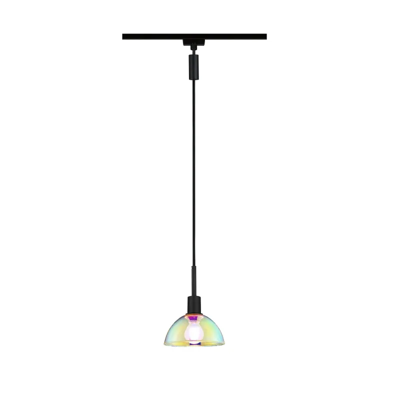 URail Suspen. Sarrasani max 20W E14 Noir dépoli/Dicro 230V Métal Ve...